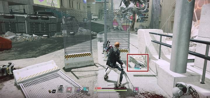 Audiolog znajdziesz przy moście, na drodze przecinającej dzielnicę, prowadzącej na północ - The Surge 2: Jericho Downtown - nagrania, sekrety - The Surge 2 - poradnik do gry