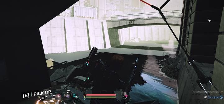 Przy rzece, nieopodal wejścia do Seaside Court znajdziesz audiolog w samym krańcu mapy, na śmiaciach w rzece - The Surge 2: Jericho Downtown - nagrania, sekrety - The Surge 2 - poradnik do gry