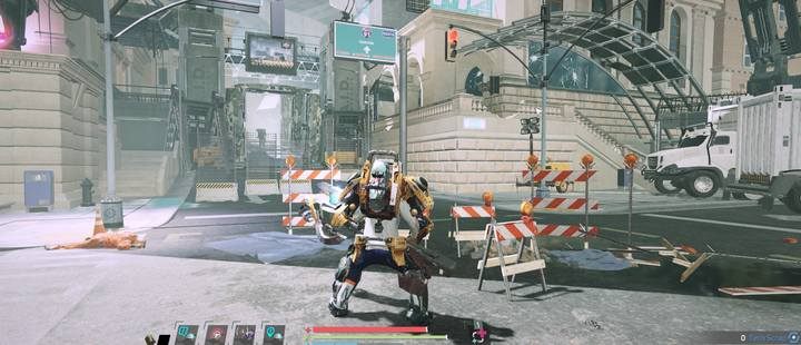 Po zejściu do podziemi z centralnego placu (przed drugimi bramkami prowadzącymi do strefy ewakuacji), skręć w lewo, później przy metrze w prawo - The Surge 2: Jericho Downtown - nagrania, sekrety - The Surge 2 - poradnik do gry