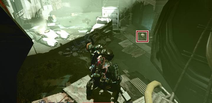 Po wyjściu z rury, w pobliżu Paper Street, audiolog będzie leżał przy dziurze w ścianie - The Surge 2: Port Nixon - nagrania, sekrety - The Surge 2 - poradnik do gry