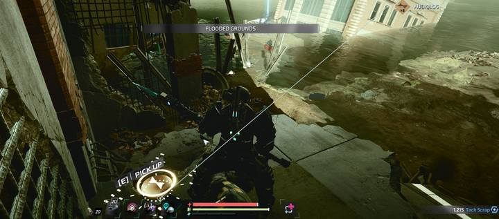 Kolejny sekret znajdziesz w regionie Floded Grounds, za Paper Street, przy schodach (na lewo) - The Surge 2: Port Nixon - nagrania, sekrety - The Surge 2 - poradnik do gry