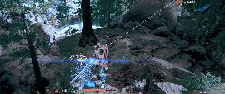 Kieruj się z szlaku Mustang Hills przy bazie, kamiennymi schodami do góry, zbaczając nieco z głównej ścieżki - The Surge 2: Port Gideons Rock - nagrania, sekrety - The Surge 2 - poradnik do gry