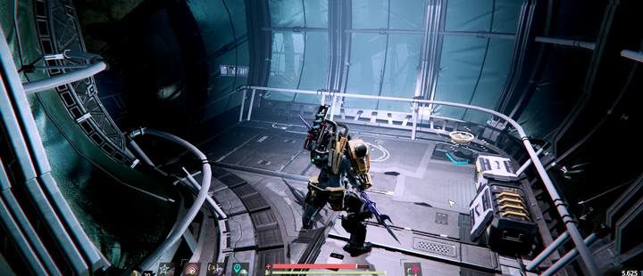 W połowie drogi w dół w rogu znajdziesz audiolog - The Surge 2: Port Gideons Rock - nagrania, sekrety - The Surge 2 - poradnik do gry