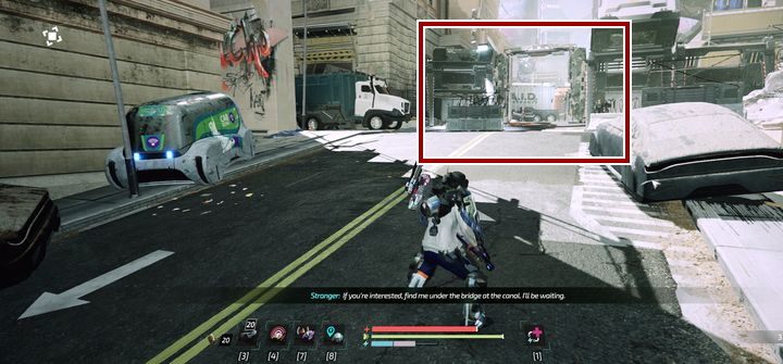 Po opuszczeniu Seaside Court, udaj się na główną ulicę, gdzie znajduje się brama pilnowana przez wojsko - The Surge 2: Cloud9, The Way Of The Hunter - solucja, opis przejścia - The Surge 2 - poradnik do gry