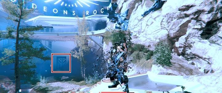 Gdy dojdziesz do dużego tarasu z napisem Gideons Rock, twoja dalsza droga prowadzi przez zamknięte drzwi, które otworzysz siłą - The Surge 2: Gideons Rock, Trzy wieże - solucja, opis przejścia - The Surge 2 - poradnik do gry