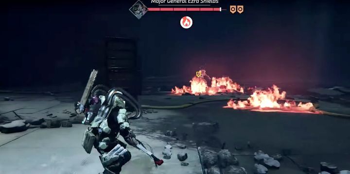 W drugim etapie, boss opuszcza mecha - The Surge 2: A.I.D Command, Zagubione dziecko - solucja, opis przejścia - The Surge 2 - poradnik do gry