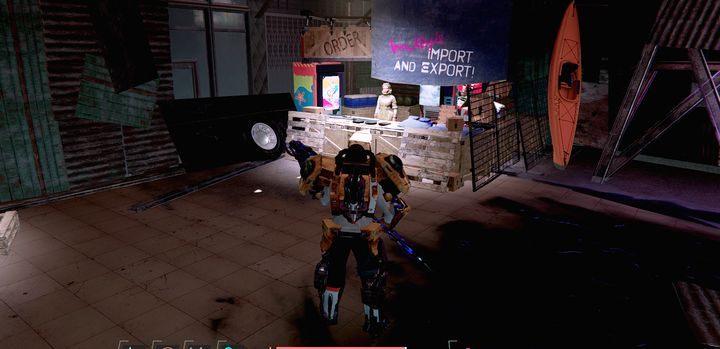 Handlarka w Jericho Seaside Court - Molly Fox - zleci ci zadanie odnalezienia gościa, któremu jest dłużna pieniądze - The Surge 2: Prosta przysługa - solucja, opis przejścia - The Surge 2 - poradnik do gry