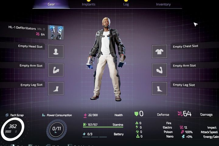 Zakładkę przełączysz przyciskiem (Tab) - The Surge 2: Pancerz wspomagany i MedBay - The Surge 2 - poradnik do gry