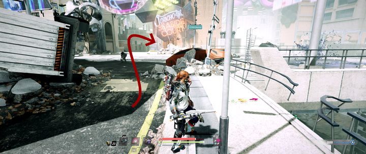 Kieruj się przez drogę do Jericho Seaside Court - The Surge 2: Jericho Seaside Court - solucja, opis przejścia - The Surge 2 - poradnik do gry