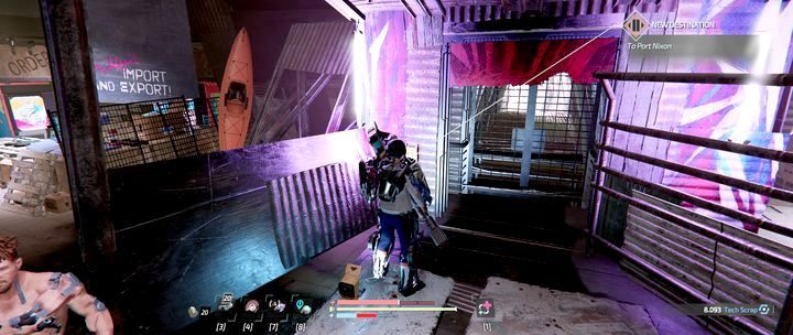 Porozmawiaj z Elim na górnym piętrze w pokoju - The Surge 2: Jericho Seaside Court - solucja, opis przejścia - The Surge 2 - poradnik do gry