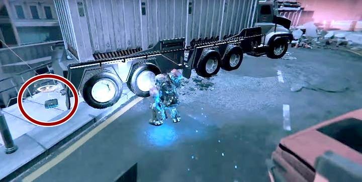 Audiolog Ostatnia nadzieja znajdziesz przed Posterunkiem policji (Jericho - Downtown), za ciężarówką - The Surge 2: Corrupted Jericho - nagrania, sekrety - The Surge 2 - poradnik do gry