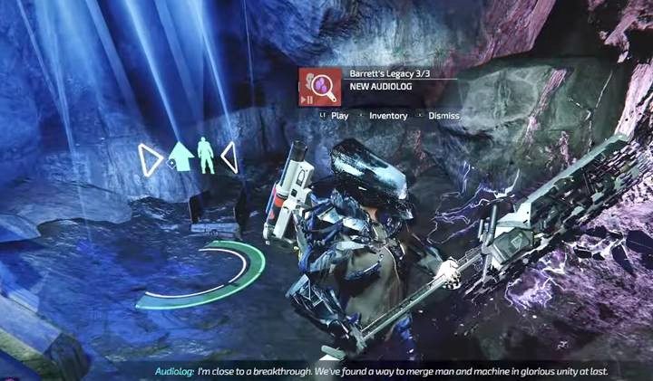 Kolejny audiolog do znalezienia w jaskiniach pod więzieniem - The Surge 2: Corrupted Jericho - nagrania, sekrety - The Surge 2 - poradnik do gry