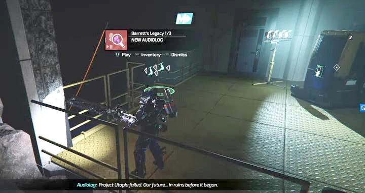 Audiolog Dziedzictwo Barretta 1/3 znajdziesz w Podziemiach C - The Surge 2: Corrupted Jericho - nagrania, sekrety - The Surge 2 - poradnik do gry