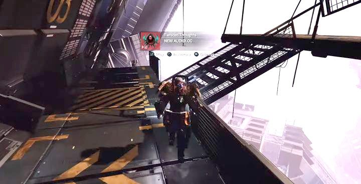 Audiolog znajdziesz na platformie budynku sąsiadującego ze szpitalem, przed użyciem haka prowadzącego do budynku zbliżającego cię do Echo - The Surge 2: Elektrownia Atomowa - nagrania, sekrety - The Surge 2 - poradnik do gry