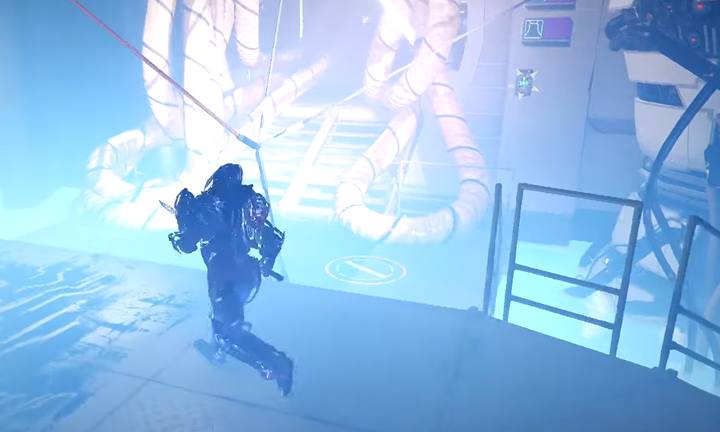 Gdy wrócisz do głównej komory reaktora, przejdź przez nowo otwarte przejście z pomarańczowymi rurami wokoło - The Surge 2: Święta Iskra, Elektrownia Atomowa - solucja, opis przejścia - The Surge 2 - poradnik do gry