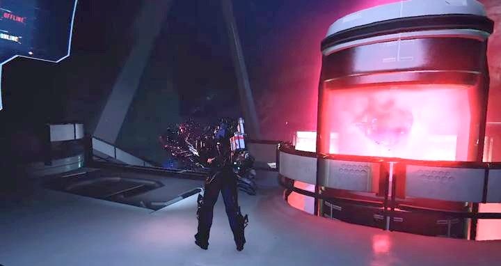 Po walce wejdź na schody i wejdź w interakcję z maszyną więżącą czerwoną chmurę - The Surge 2: Na ratunek, Szpital - solucja, opis przejścia - The Surge 2 - poradnik do gry