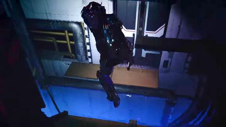 Zeskocz z głównego pomostu za pokojem Brata Kwizmana, w stronę zablokowanych drzwi - The Surge 2: Wyzwolenie - solucja, opis przejścia - The Surge 2 - poradnik do gry