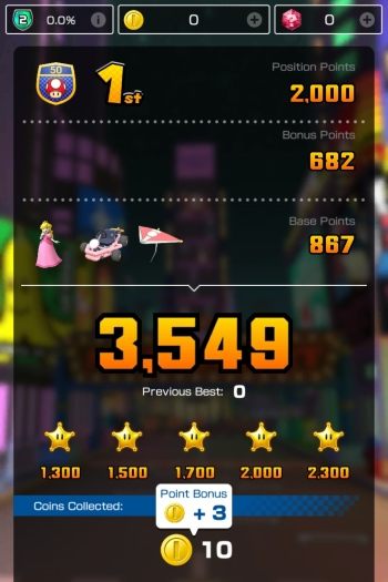 Drugim sposobem na zdobycie punków jest wykonywanie akrobacji w czasie jazdy - Za co otrzymuję punkty w Mario Kart Tour? - Mario Kart Tour - poradnik do gry