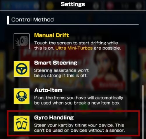 Sterowanie, będzie wymagać od ciebie zdecydowanych ruchów - Mario Kart Tour - Sterowanie | Jak sterować żyroskopem? - Mario Kart Tour - poradnik do gry
