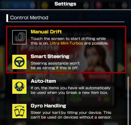 W czasie rozgrywki w Mario Kart Tour natrafisz także na różnego rodzaju power-upy - Mario Kart Tour - Sterowanie | Jak sterować żyroskopem? - Mario Kart Tour - poradnik do gry