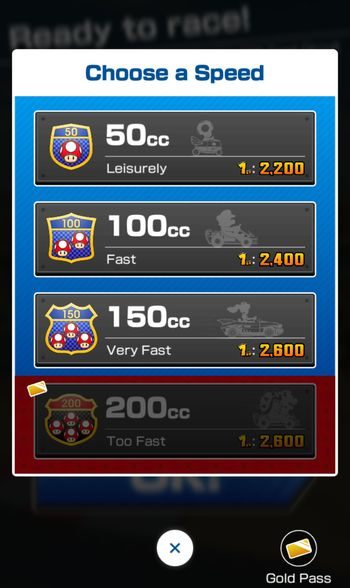 Im wyższe cc Kart, tym większy poziom trudności zawodów - Czym są cc Kart w Mario Kart Tour? - Mario Kart Tour - poradnik do gry