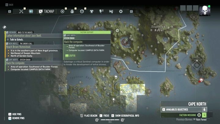 Misje frakcyjne znajdziesz na mapie świata - oznaczone są one zielonymi kropkami. - Misje frakcyjne i nagrody bojowe | Ghost Recon Breakpoint - Tom Clancys Ghost Recon Breakpoint - poradnik do gry