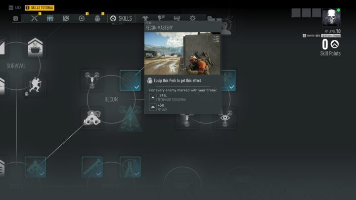 Do drona wykupić można sporo ulepszeń, które zwiększą jego użyteczność. - Dron | Ghost Recon Breakpoint - Tom Clancys Ghost Recon Breakpoint - poradnik do gry