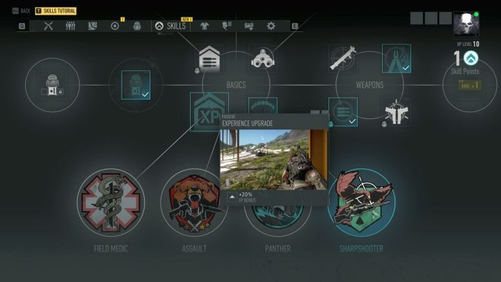 Warto odpowiednio rozplanować rozwój postaci. - Porady na start | Tom Clancys Ghost Recon Breakpoint - Tom Clancys Ghost Recon Breakpoint - poradnik do gry