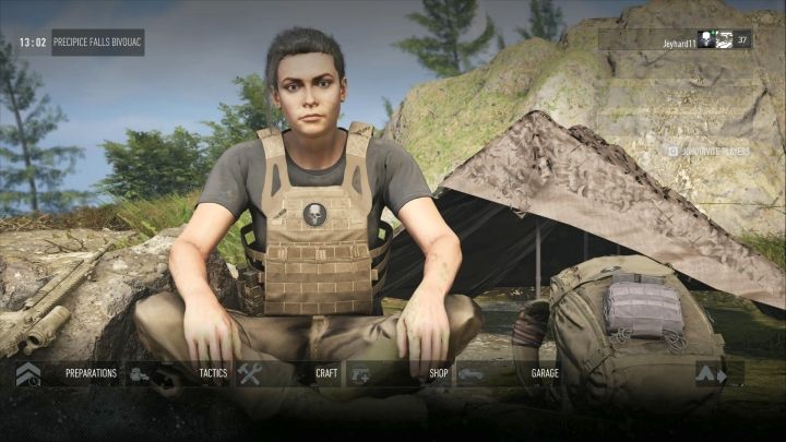 Opcje dostępne podczas biwakowania. - Biwak - wypoczynek i szybka podróż | Tom Clancys Ghost Recon Breakpoint - Tom Clancys Ghost Recon Breakpoint - poradnik do gry