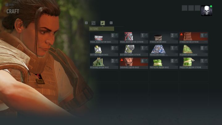 Warto zainwestować punkty umiejętności, by odblokować mocniejsze wersje prowiantu. - Prowiant - rodzaje, tworzenie i wykorzystanie | Ghost Recon Breakpoint - Tom Clancys Ghost Recon Breakpoint - poradnik do gry