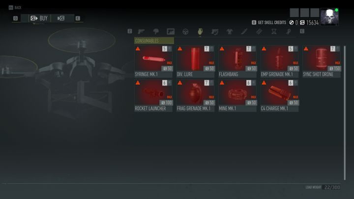 Najprostszą metodą pozyskiwania przedmiotów użytkowych jest ich zakup. - Przedmioty użytkowe w Tom Clancys Ghost Recon Breakpoint - Tom Clancys Ghost Recon Breakpoint - poradnik do gry