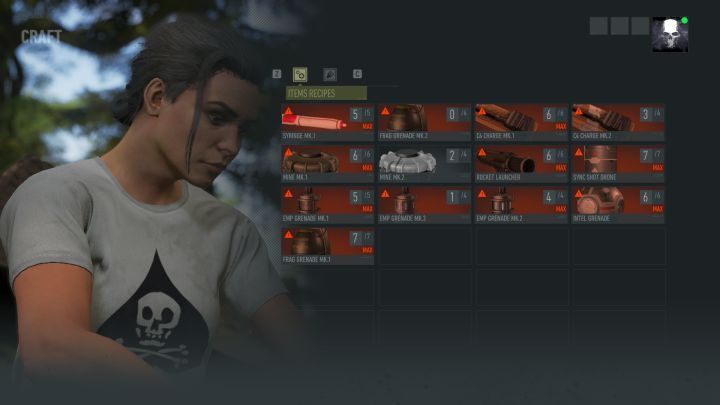 Przedmioty użytkowe można także tworzyć samemu podczas biwakowania. - Przedmioty użytkowe w Tom Clancys Ghost Recon Breakpoint - Tom Clancys Ghost Recon Breakpoint - poradnik do gry