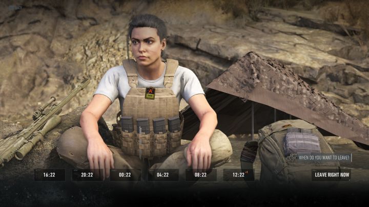 Porę dnia zmienić możesz opuszczając biwak. - Tom Clancys Ghost Recon Breakpoint - poradnik do gry
