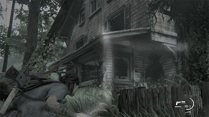 Najważniejszą mechaniką powiązaną z psami jest to, że są one w stanie wywęszyć Ellie i stanie się tak jeśli za bardzo się zbliżysz się do danego zwierzęcia - The Last of Us 2: Psy - The Last of Us 2 - poradnik do gry