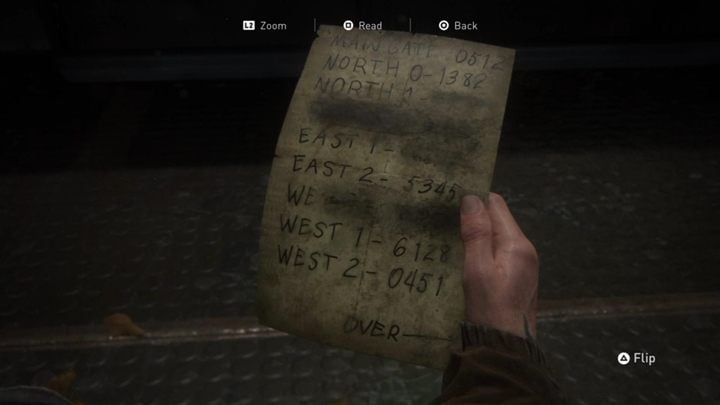 Wejdź teraz do środka i podejdź do panelu - The Last of Us 2: Przygotowania, Brama - solucja - The Last of Us 2 - poradnik do gry