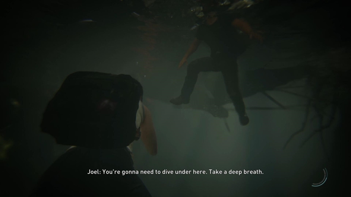 Idź za Joelem, który prowadzi cię do tajemniczego miejsca - The Last of Us 2: Prezent urodzinowy (retrospekcja) - solucja, opis przejścia - The Last of Us 2 - poradnik do gry