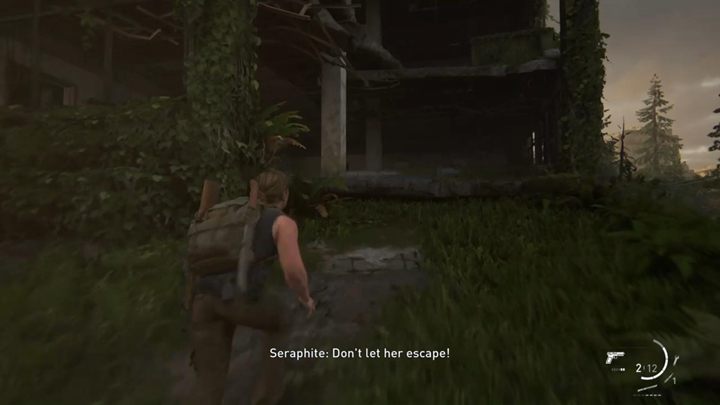 Staraj się dotrzeć do dużego, zniszczonego budynku - The Last of Us 2: Wrogie terytorium - solucja, opis przejścia - The Last of Us 2 - poradnik do gry