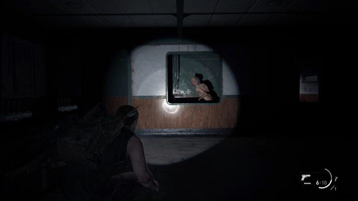 Kontynuuj przechadzkę po statku oraz zabij kolejnego klikacza - The Last of Us 2: Wybrzeże - solucja, opis przejścia - The Last of Us 2 - poradnik do gry