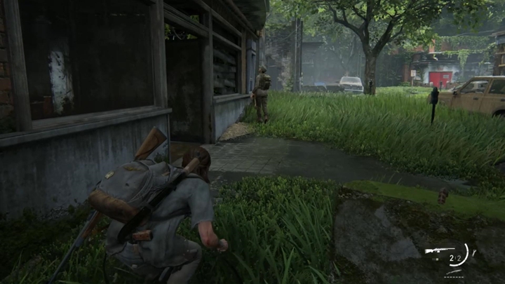 Dotrzesz do okolicy patrolowanej przez oddział wilków - The Last of Us 2: Hillcrest - solucja, opis przejścia - The Last of Us 2 - poradnik do gry