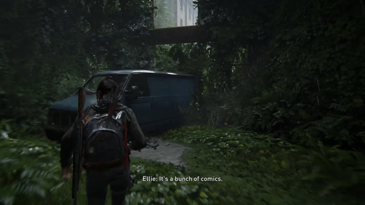 Wejdź do budynku, idź na górę i przejdź krawędzią na drugą część budynku - The Last of Us 2: Droga do Akwarium - solucja, opis przejścia - The Last of Us 2 - poradnik do gry