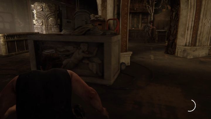 Ellie ucieknie na zaplecze, uciekając za kurtynę - The Last of Us 2: Konfrontacja - solucja, opis przejścia - The Last of Us 2 - poradnik do gry