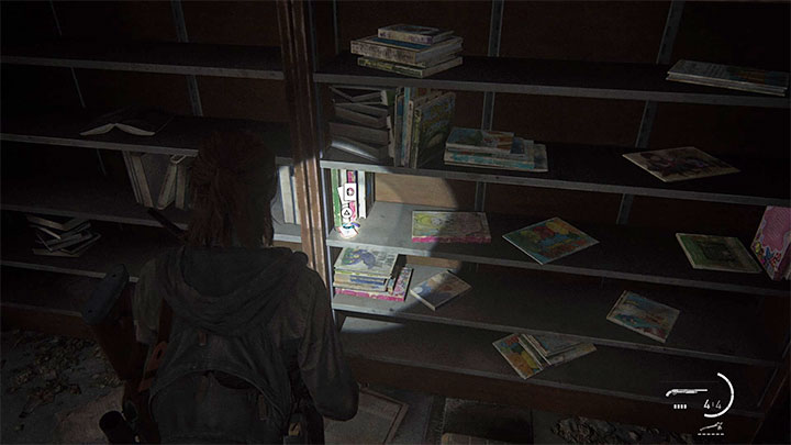 Sekret leży na jednej z półek - The Last of Us 2: Capitol Hill sekrety, znajdźki - The Last of Us 2 - poradnik do gry