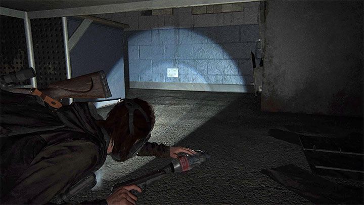 Sprawdź obszar po prawej stronie - można się tam zacząć czołgać - The Last of Us 2: Tunele / The Tunnels sekrety, znajdźki - The Last of Us 2 - poradnik do gry