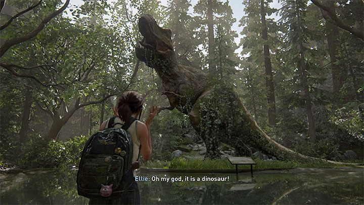 Wpis do dziennika w etapie Prezent urodzinowy możesz odblokować tuż po tym jak bohaterowie dotrą w pobliże muzeum - The Last of Us 2: Prezent urodzinowy / The Birthday Gift sekrety, znajdźki - The Last of Us 2 - poradnik do gry