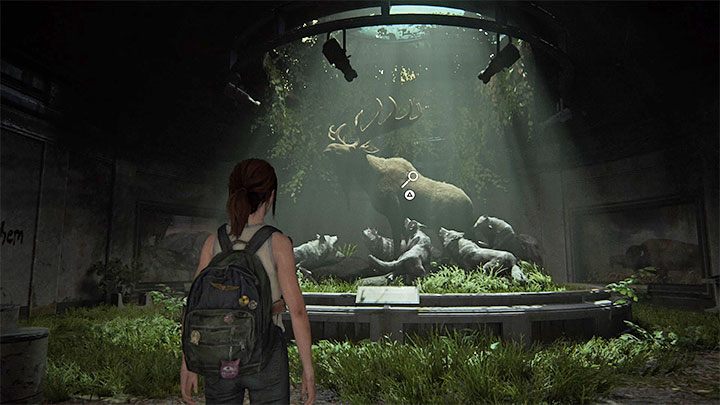 Dotrzyj do sali z ekspozycją z powyższego obrazka - The Last of Us 2: Prezent urodzinowy / The Birthday Gift sekrety, znajdźki - The Last of Us 2 - poradnik do gry