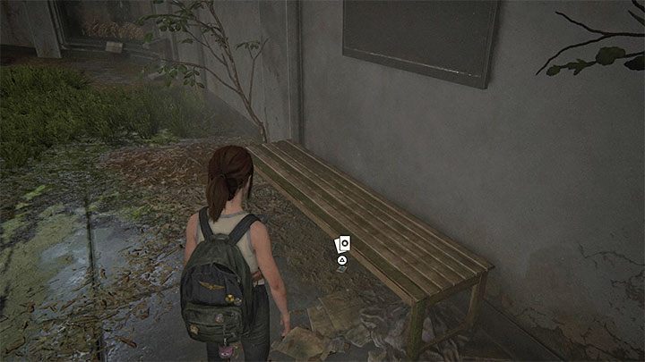 Kartę kolekcjonerską znajdziesz pod ławką w tym samym obszarze - The Last of Us 2: Prezent urodzinowy / The Birthday Gift sekrety, znajdźki - The Last of Us 2 - poradnik do gry