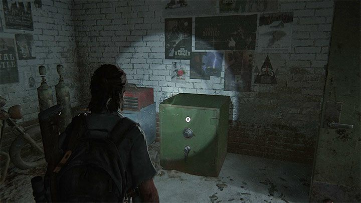 Sejf jest wewnątrz budynku warsztatu - The Last of Us 2: Hillcrest sekrety, znajdźki - The Last of Us 2 - poradnik do gry