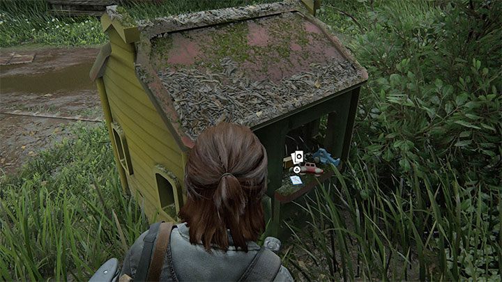 Kartę kolekcjonerską ukryto za domkiem - The Last of Us 2: Hillcrest sekrety, znajdźki - The Last of Us 2 - poradnik do gry