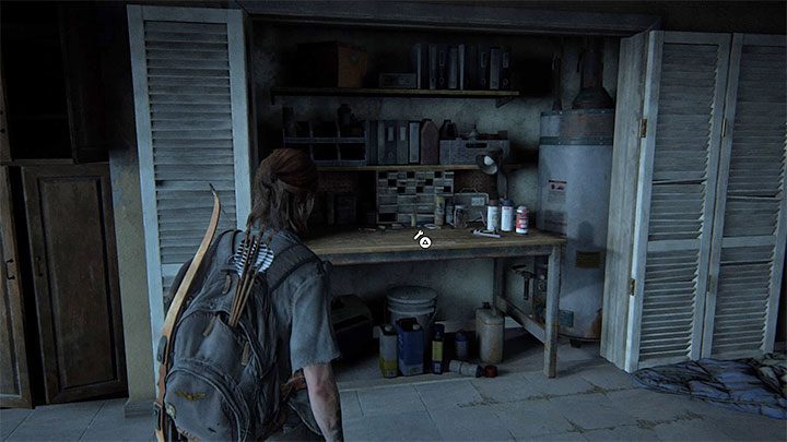 Dotrzyj na parter budynku i następnie skorzystaj z klatki schodowej żeby udać się na pierwsze piętro - The Last of Us 2: W poszukiwaniu Nory / The Seraphites sekrety, znajdźki - The Last of Us 2 - poradnik do gry