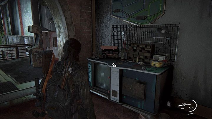 Warsztat w etapie Zatopione miasto znajduje się na piętrze salonu gier - The Last of Us 2: Zatopione miasto sekrety, znajdźki - The Last of Us 2 - poradnik do gry